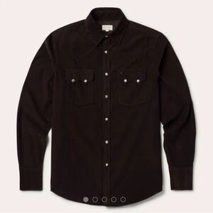 Men's Black Western Shirt